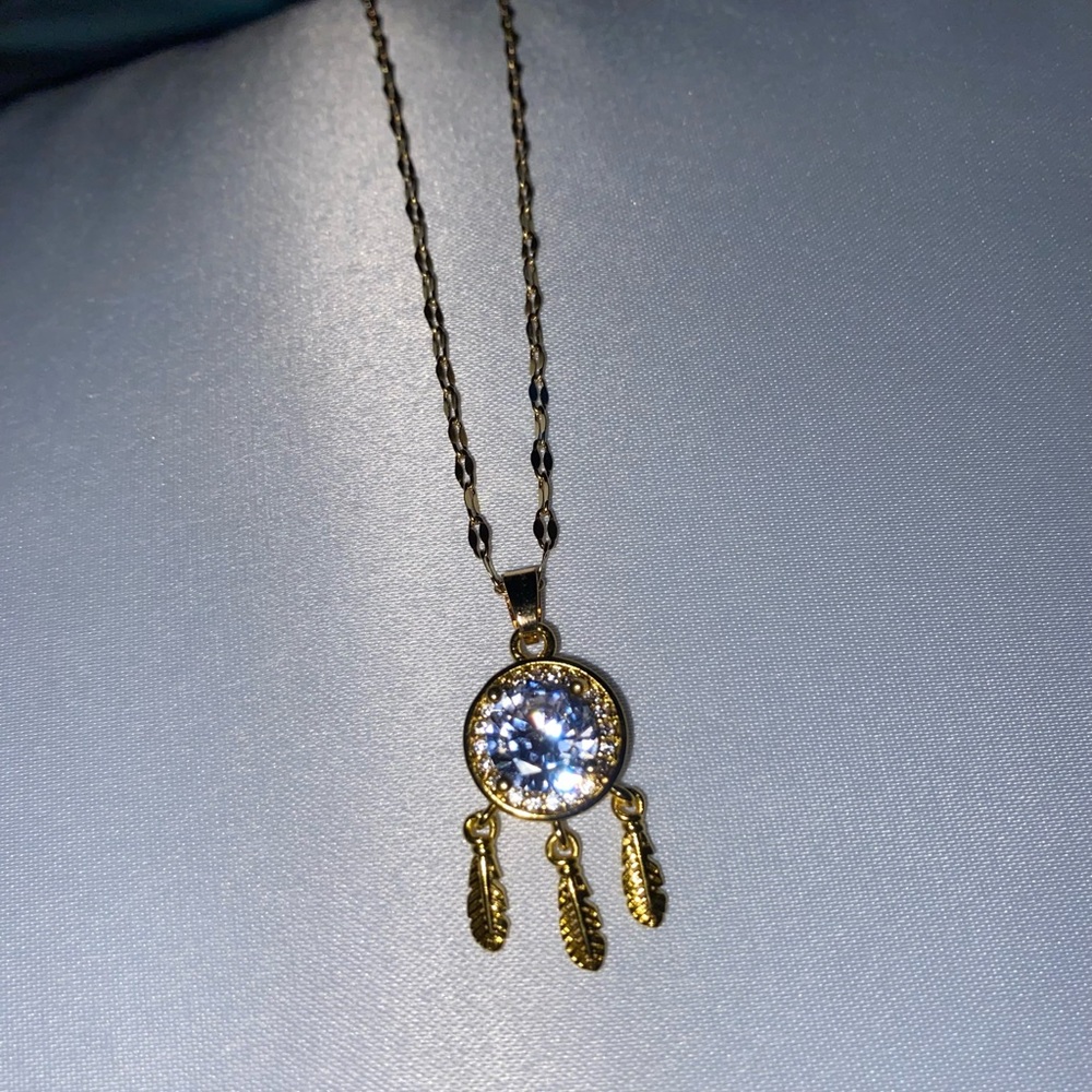 Dream catcher Stainless steel necklace